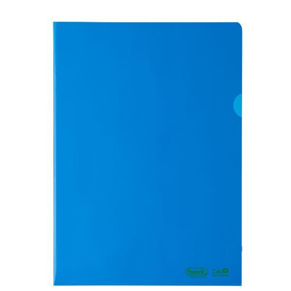 Favorit cartelline colorate in polietilene Bio-based - blu